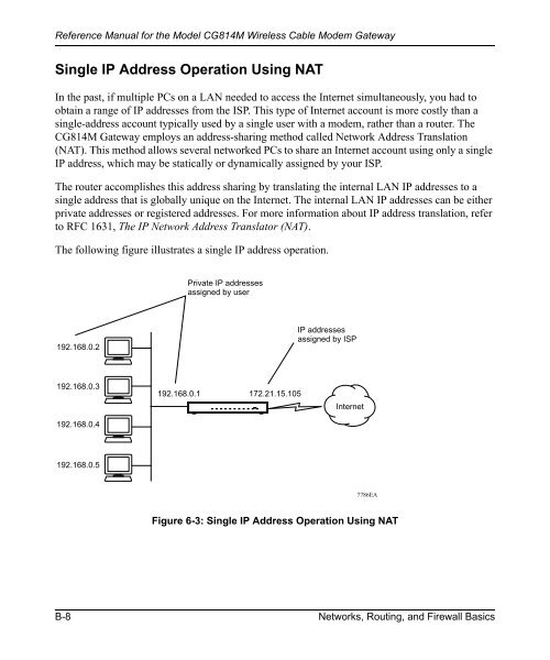 Reference Manual for the Model CG814M Wireless Cable ... - netgear