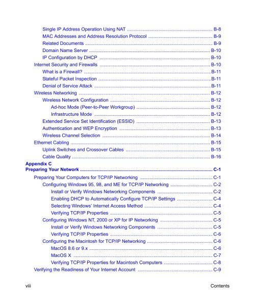 Reference Manual for the Model CG814M Wireless Cable ... - netgear