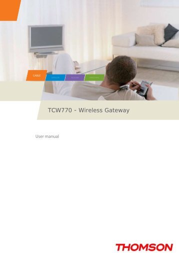 TCW770 - Wireless Gateway - Banda Ancha