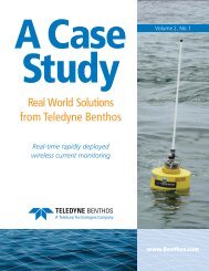 Real-time rapidly deployed wireless current ... - Teledyne Benthos