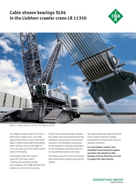 crane sheave