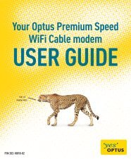 Your Optus Premium Speed WiFi Cable modem - netgear