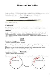 Holmegaard Bow Making - BushcraftUK