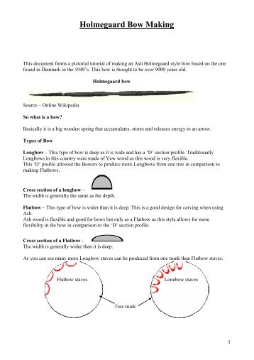 Holmegaard Bow Making - BushcraftUK