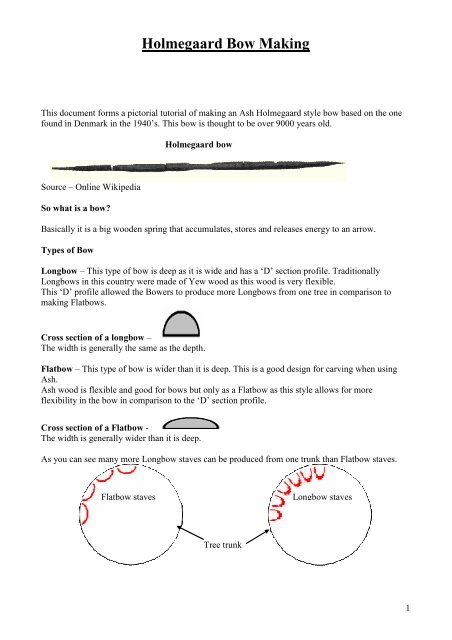 Holmegaard Bow Making BushcraftUK