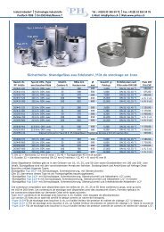 Sicherheits- Standgefäss aus Edelstahl /Fût de stockage en Inox