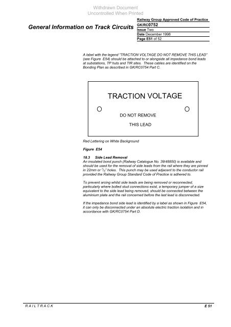 General Information on Track Circuits - RGS Online