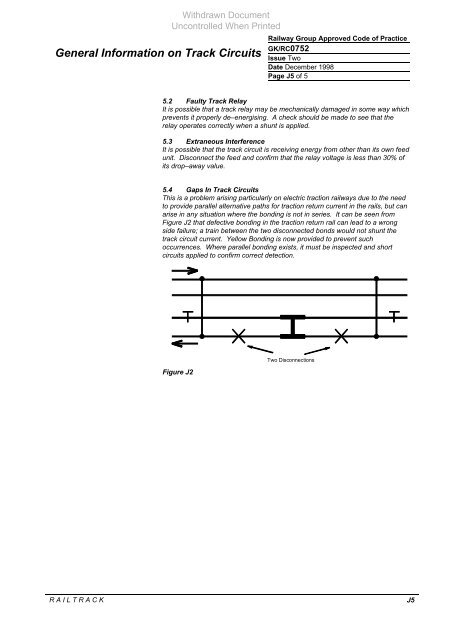 General Information on Track Circuits - RGS Online