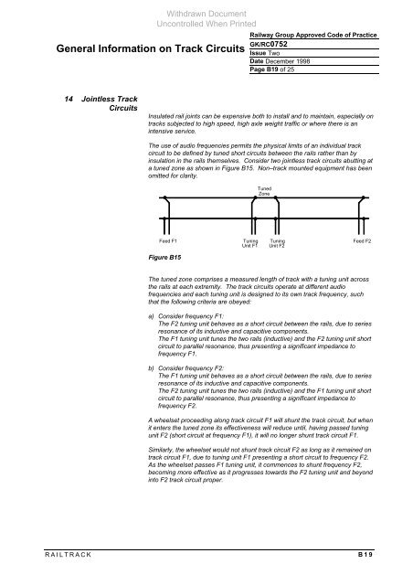 General Information on Track Circuits - RGS Online