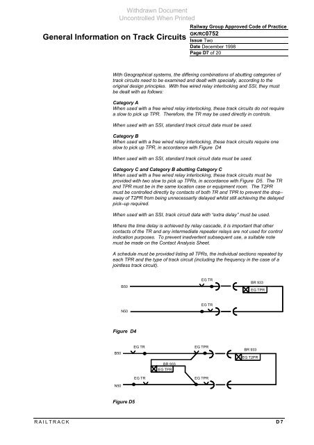 General Information on Track Circuits - RGS Online