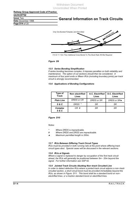 General Information on Track Circuits - RGS Online