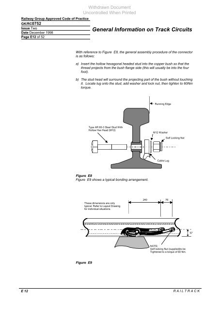 General Information on Track Circuits - RGS Online