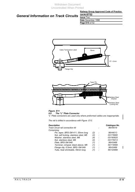 General Information on Track Circuits - RGS Online