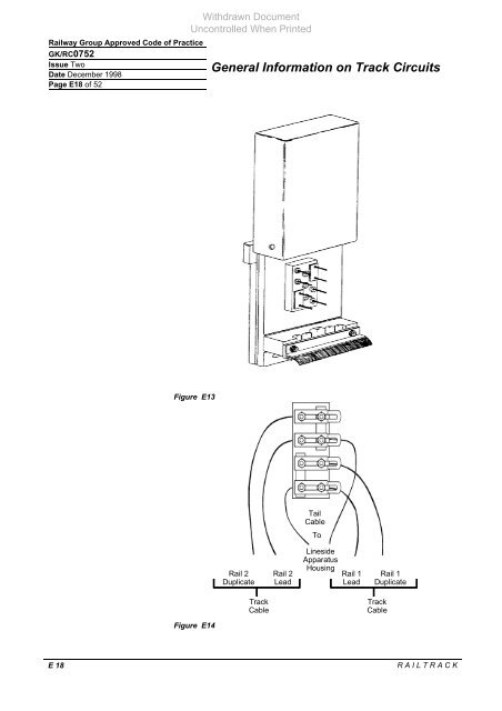 General Information on Track Circuits - RGS Online