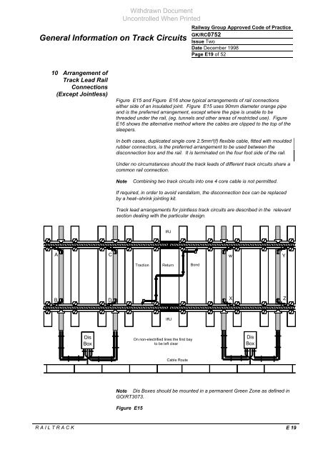 General Information on Track Circuits - RGS Online