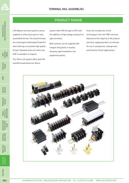 ELECTRICAL & ELECTRONIC COMPONENTS ... - Alltrack Solutions