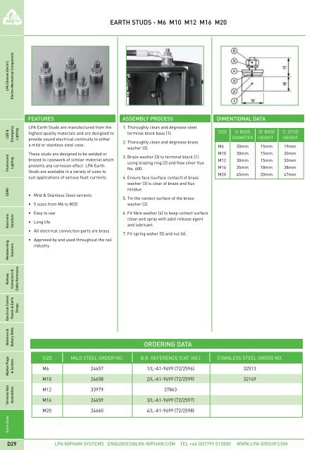 ELECTRICAL & ELECTRONIC COMPONENTS ... - Alltrack Solutions