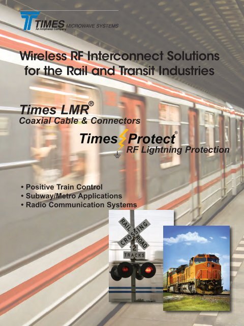 Rail Transit - Times Microwave Systems