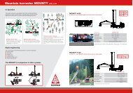 Mountain harvester MOUNTY 4000, 4100 - Herzog Forsttechnik