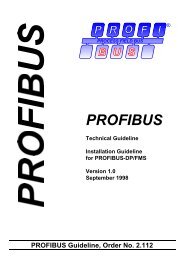 Installation Guideline for PROFIBUS-DP/FMS