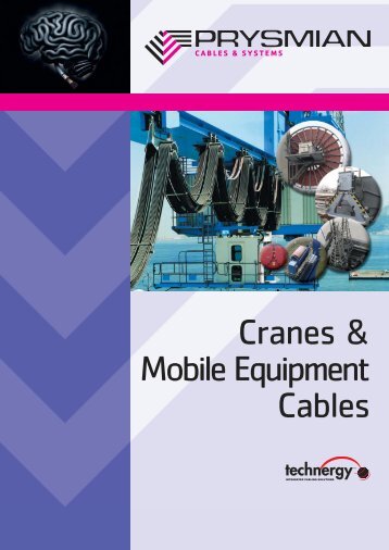 Leaflet Cranes and Mobile Equipment - Prysmian Cables and Systems