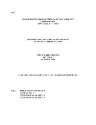 EO-2034: Electric And Gas Services To D.C. Railroad ... - Con Edison