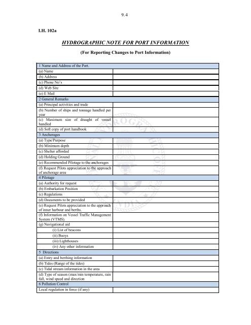 Edition 02 of 2012. - Indian Naval Hydrographic Department