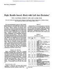 Right Bundle-branch Block with Left Axis Deviation* - Heart