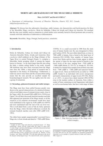 mortuary archaeology of the muge shell middens - University of ...