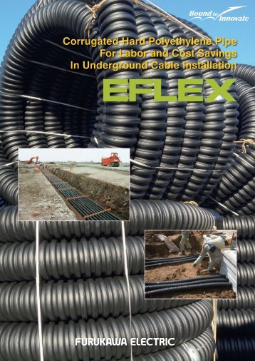Corrugated Hard Polyethylene Pipe, EFLEX (PDF 4471KB