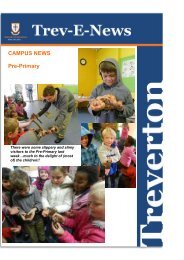 CAMPUS NEWS Pre-Primary - Treverton Schools