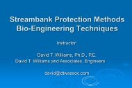 Streambank Protection Methods Bio-Engineering Techniques