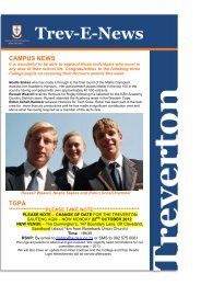 CAMPUS NEWS TGPA - Treverton Schools