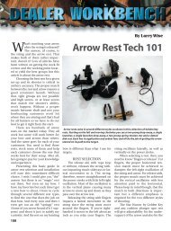 Arrow Rest Tech 101 - Arrow Trade Magazine!
