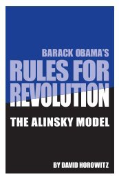 Barack Obama's Rules for Revolution: The Alinsky Model