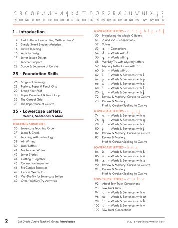 Handwriting without tears pdf download