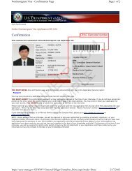 Sample US Visa DS-160 Form Confirmation Page - Immihelp