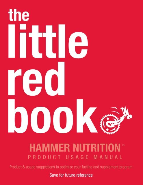 Product Usage Manual - Hammer Nutrition