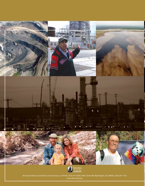 Toxic Tar Sands: Profiles from the Front Lines - Sierra Club