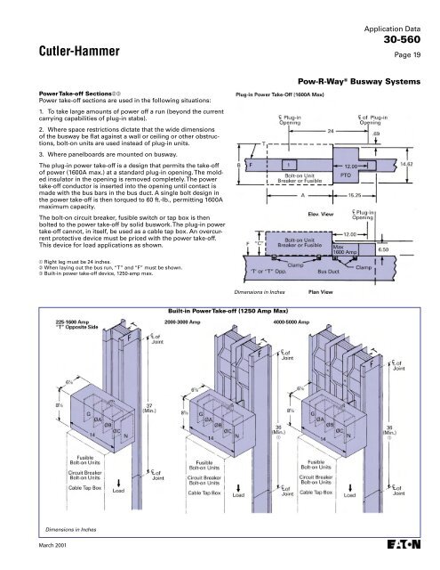 Cutler-Hammer Busway Systems - Eaton Canada