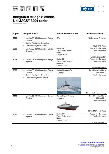 Integrated Bridge Systems UniMACS 3000 series