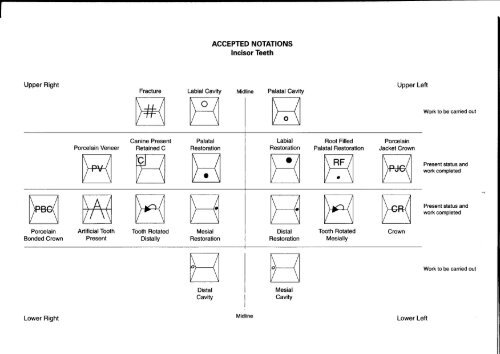 Manual Charting In Dentistry