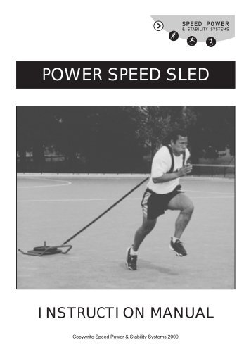 POWER SPEED SLED - Fitness for rugby. rugby training, rugby fitness