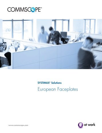 European Faceplates - CommScope