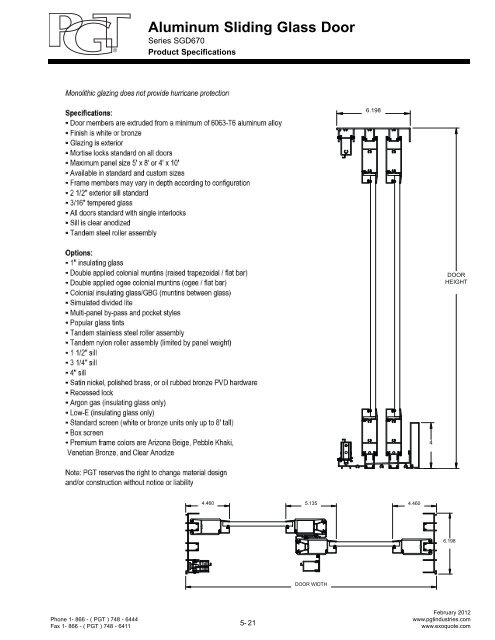 aluminium sliding doors sizes