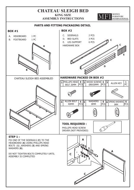 20100128 Ai Chateau Bed King Cdr Modus Furniture International