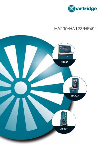 HA290/HA123/HF491 - Hartridge Test Equipment