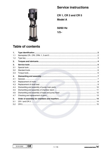 CR Service Manual.pdf - Grundfos