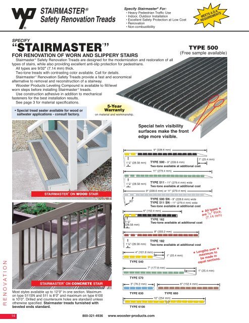 Wooster Products Inc., Anti-Slip Safety Stair And ... - ShipServ