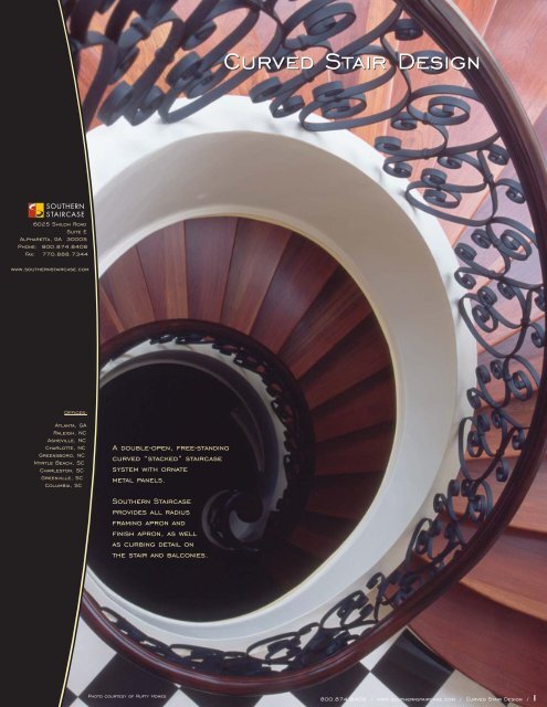 Curved Stair Design - Southern Staircase